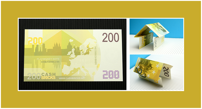 200 Euro Geldschein falten